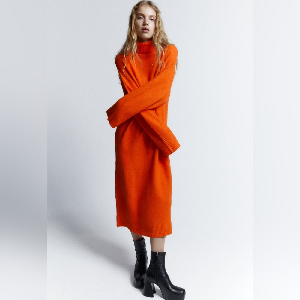 Oversized Knit Dress - M